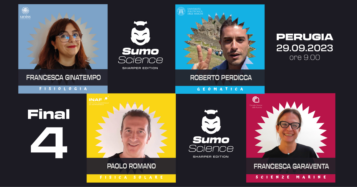 Sumo Science, Final Four: i ricercatori e le ricercatrici delle finali